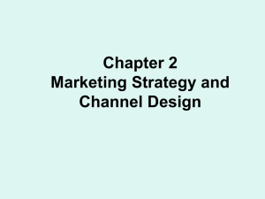 Chapter 2 Segmentation for Marketing Channel Design: Service