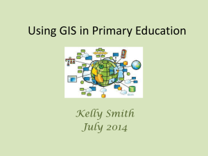 Using GIS in Primary Education