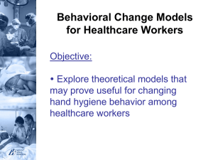 Behavioural Change Models Literature Review