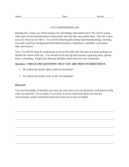 earthworm dissection lab conclusion earthworm behaviour lab earthworm dissection lab conclusion earthworm behaviour lab