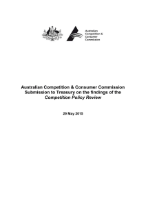 Introduction - Australian Competition and Consumer Commission