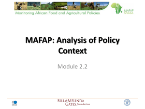 MAFA P: Overview Methodology
