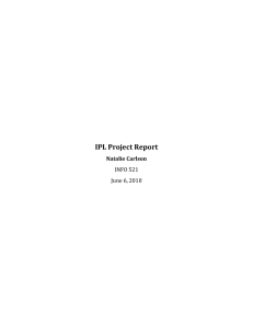 IPL Report - Drexel University