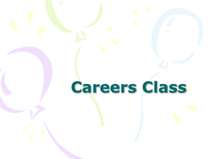 careers class - Bethel School District