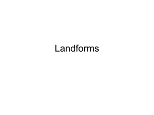 Landforms and Erosion