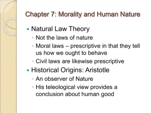 Chapter 5: Kant's Moral Theory