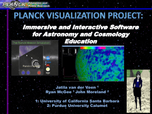Planck-Vis-Project - University of California, Santa Barbara