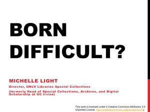 Born Difficult?