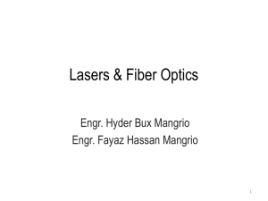 Fiber Optics Communication System