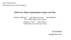 Multi-View Object Segmentation in Space and Time