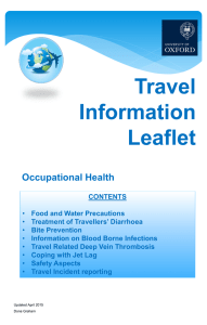 Travel Information Leaflet