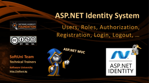 ASP.NET Identity System