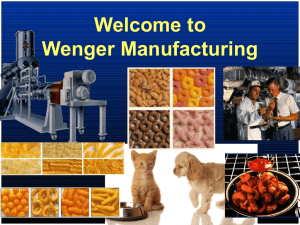 Welcome to Wenger Manufacturing, Inc.