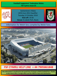 FSF Cymru Guide to Basel - Football Supporters' Federation
