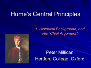 Lecture 1 - Philosophy at Hertford College