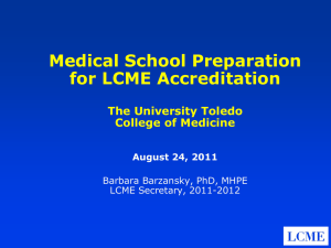 LCME Accreditation Standards