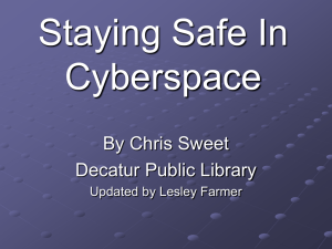 Staying Safe In Cyberspace