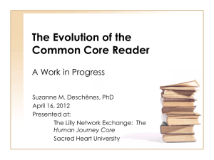 The Evolution of the Common Core Reader