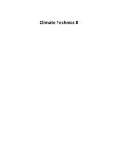 Climate Technics K - Open Evidence Project