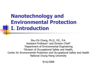Nanotechnology and Environmental Protection