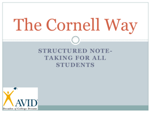 The Cornell Way