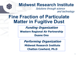 Midwest Research Institute Overview