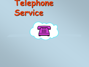 Telephone Service - University of Baltimore Home Page web services
