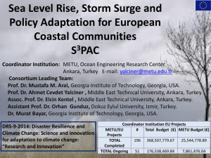Sea Level Rise, Storm Surge and Policy Adaptation for European