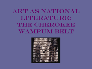 Art as National Literature - Western Carolina University