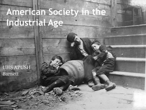 American Society in the Industrial Age
