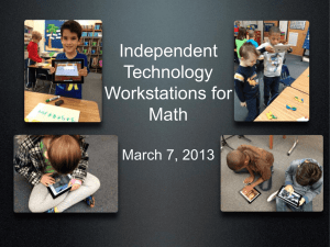 Math Workstations in PPT