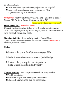 Poetry / Mythology / Short Story / Children's Book / Play or Skit