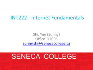 Week5-1 - Seneca College