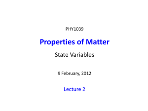 state variables in 1D, 2D and 3D systems.