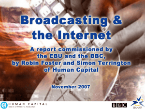 Broadcasting the Internet - Internet Governance Forum