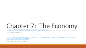 Chapter 7: The Economy
