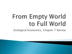 Ch 7: From Empty World to Full World