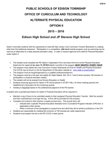 Option 2 - Edison Township Public Schools