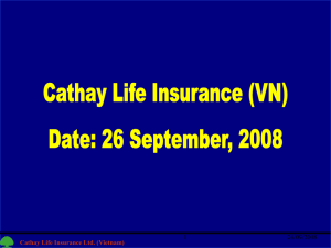 Cathay Life Insurance Ltd. (Vietnam)
