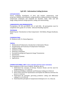 CPE405 - Information Coding Systems