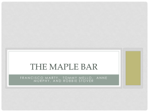 The Maple Bar