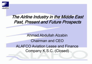 The Airline Industry in the Middle East Past, Present and Future