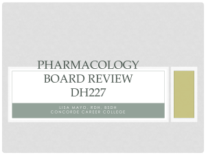 Pharmacology Board review dh227