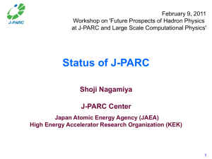 Present status on J-PARC