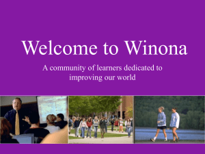 Welcome to Winona