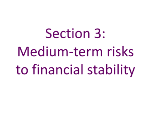 Section 3 – Medium-term risks to financial stability