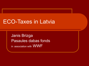 ECO-Taxes in Latvia
