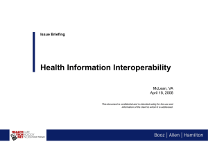 BAH Interoperability Presentation