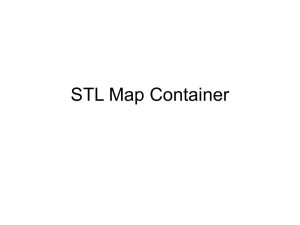 STL Map Container PPT