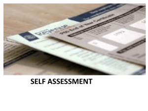 self assessment system!